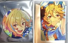 あんスタ　仁兎なずな　コレクション缶バッジ　tripカード