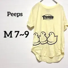 Peeps イエロー Tシャツ M 7〜9 ひよこ 黄色 子供服 可愛い