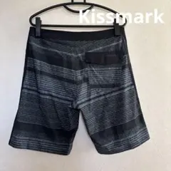 ▽Kissmark　キスマーク　サーフパンツ　水着　L　ハーフパンツ　黒のサムネイル