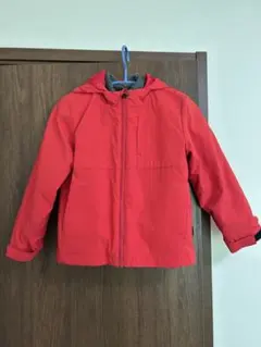 Petit main子供用90cm 赤いフード付きジャケット