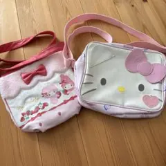 Sanrio My Melody & Hello Kitty バッグセット