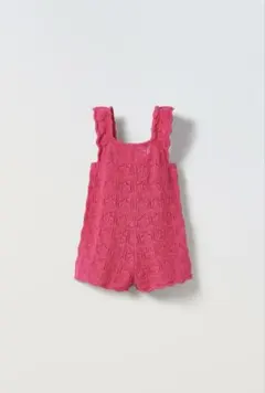 ZARA ベビー ロンパース ピンク 92cm