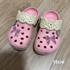 サンダル クロックス ピンク15cm