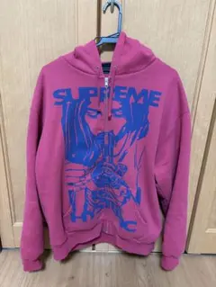 Supreme×Hysteric Glamour zip up hoodie