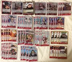 ワンピースカード 赤 デッキパーツ　Rあり　蒼海の七傑