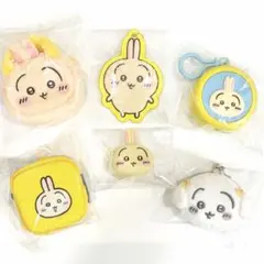 ちいかわ　うさぎ　キーホルダー　スクエアポーチ　ミニがまぐちリボン　プライズ