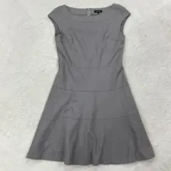 INDIVI ノースリーブワンピース グレー サイズ38 （b1 151のサムネイル