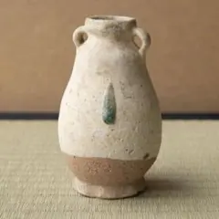宋胡禄 双耳壺 （ 14〜15世紀 ）花入 宋胡禄の双耳壺 14から15世紀頃 花入 茶道具 陶器 - メルカリ