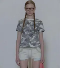 sculptor 迷彩クロップドTシャツのサムネイル