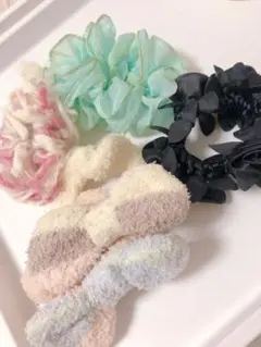 お値下げ　シュシュ　まとめ売り　5点セット