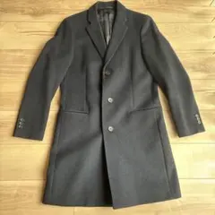 値下げUNIQLO メンズ　チェスターコート　ビジネスコート