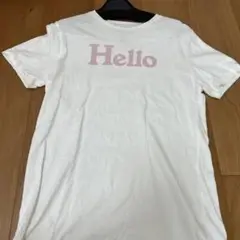 MADISONBLUE Hello Tシャツ ホワイト　ピンク