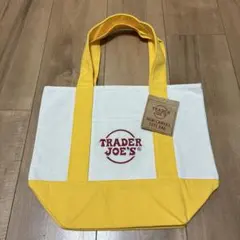 （新品未使用）TRADER JOE'S ミニキャンバストートバッグ　イエロー黄色