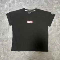 MARVELロゴプリント 半袖Tシャツ ブラック スパイダーマンLサイズ g79のサムネイル