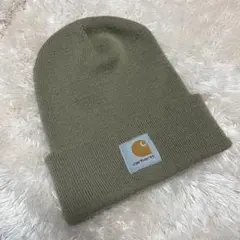 【大人気】Carhartt カーハート オリーブグリーン ニット帽 ビーニー