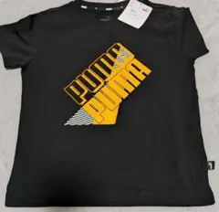 新品 PUMA キッズ Tシャツ 130cm ブラック