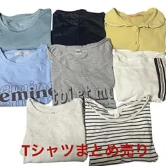 【まとめ売り】半袖Tシャツセット 8点セット　着回し　リメイク