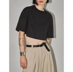 TODAYFUL 美品 クロップドコットンTシャツ
