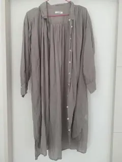 シャツワンピース 長袖 スタジオクリップ