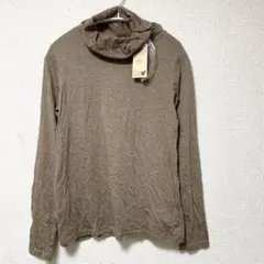 earth music&ecology ブラウン系 タート 長袖Tシャツ レース