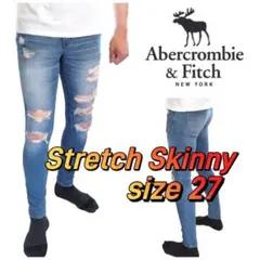 ★☆Abercrombie＆Fitch アバクロ　ストレッチスキニー☆送料込みのサムネイル
