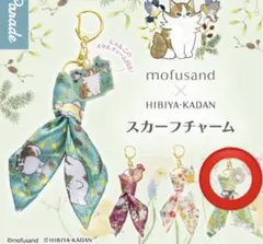 mofusand　 日比谷花壇 スカーフチャーム　デリケートジオメトリー　②