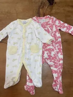 海外ベビー服 60cm ロンパース2点セット