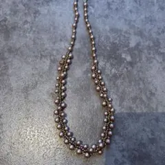 値下げ・ハンドメイドネックレス　ハンドメイドアクセサリー　ピンク色