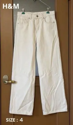 《極美品》H&M 大きめワイドデニムパンツ 36／4のサムネイル