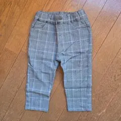 チェック長ズボン 80cm