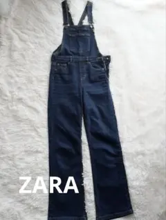 【値下げ】ZARA デニム　オーバーオール　レディース