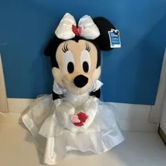 ミニーマウス ウェディングドレス ぬいぐるみ