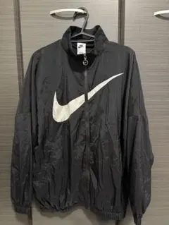 美品】NIKE ナイキ ウィンドブレーカー ジャージ トップス ブラック L 