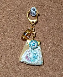 インド刺繍リボンキーホルダー