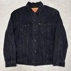 美品✨L リーバイス 72334 後染めブラック デニムジャケット70506型