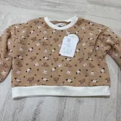 サンマルクカフェ チョコクロ 総柄 トレーナー 110cm