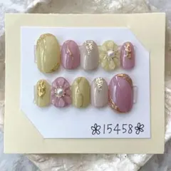 No.31 ネイルチップ〈現品〉15458 結婚式 前撮り ウエディング