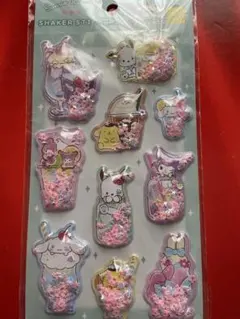 サンリオ シェイカーステッカーズ きらめきドリンク シャカシャカシール