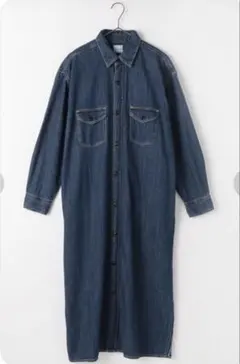 Lee デニムシャツワンピース 長袖