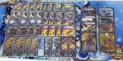 ドキドキ強いデッキ3種まとめ売り 赤青マジック 4c邪王門 ドラゴン娘