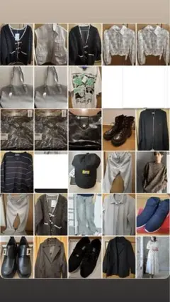 レディース洋服まとめ売り小物おまけ付き 28点 冬服春服夏服秋服18点新品未使用