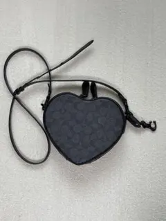 COACH ハート クロスボディ CQ767 シグネチャー ブラック黒