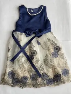 キッズ ドレス ブルー 150