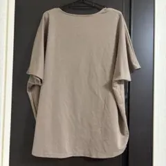 ドルマンシルエット 半袖Tシャツ ブラウン サイズ2のサムネイル