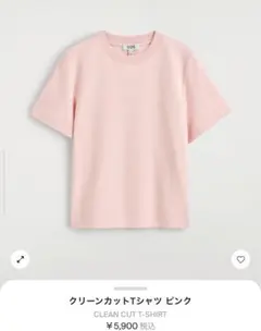 COS クリーンカットTシャツ ピンクのサムネイル