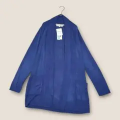 ◉新品◉ grove グローブ UVカット ロングカーディガン ブルー M