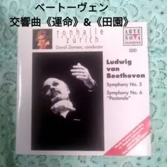 ベートーヴェン　交響曲第5番「運命」第6番「田園」　ジンマン指揮