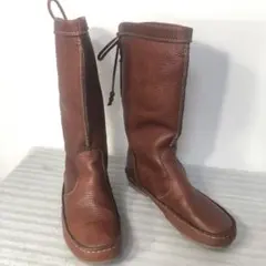 あしながおじさん　ほぼ未使用　23.0 内側ボア　ブーツ　ソフトレザー