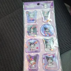 【正規品】サンリオ　Kuromi クロミ　ウォーターシール