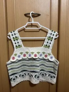 かぎ針編み ビスチェ